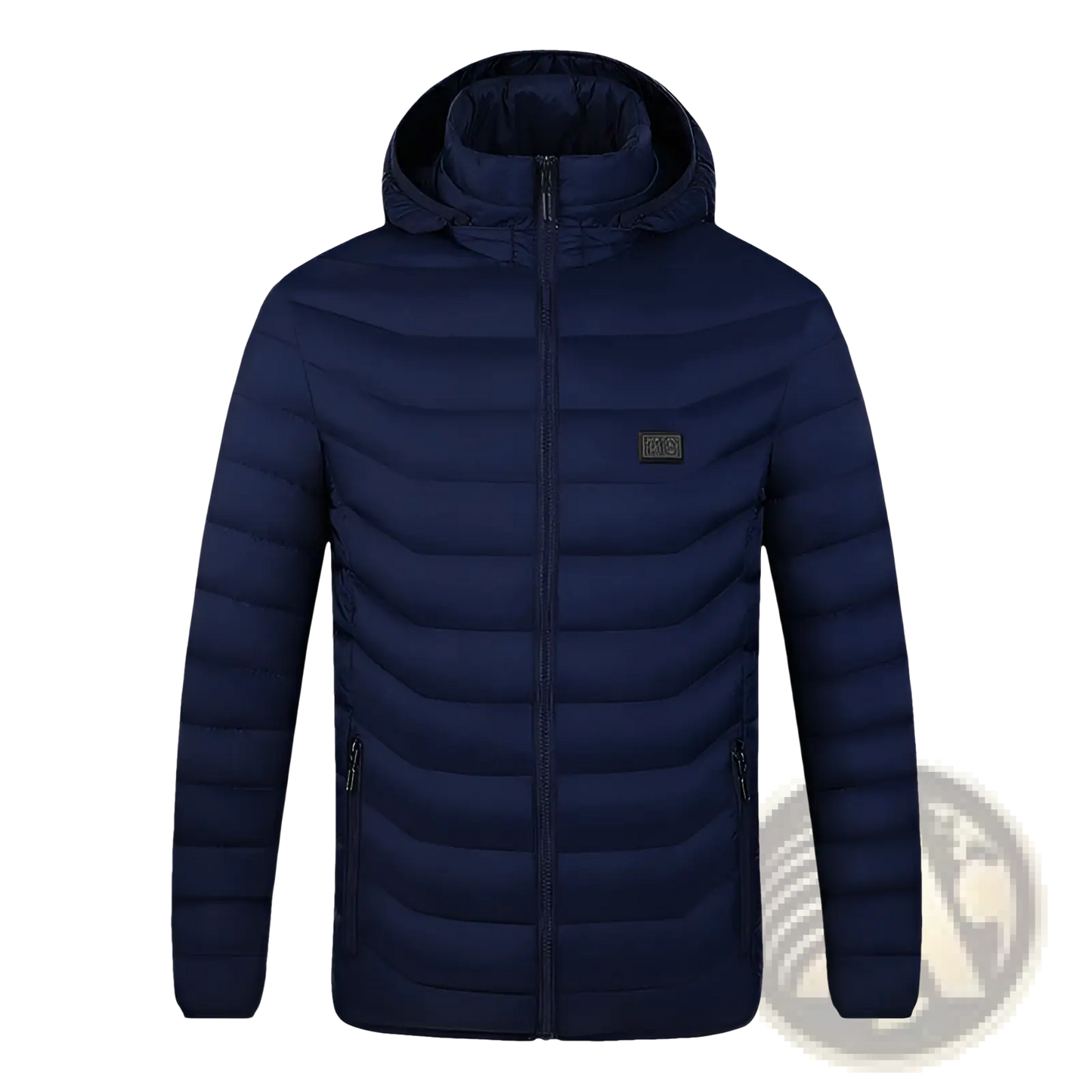 Multi Zone Quilted Electric Heated Jacket with Detachable Hood