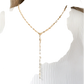 Multicolor Crystal Geometric Gold Pendant Necklace