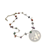 Multicolor Gemstone Choker in Gold and Silver Alloy