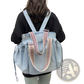 Multifunctional Waterproof Nylon Fashion Tote and Backpack