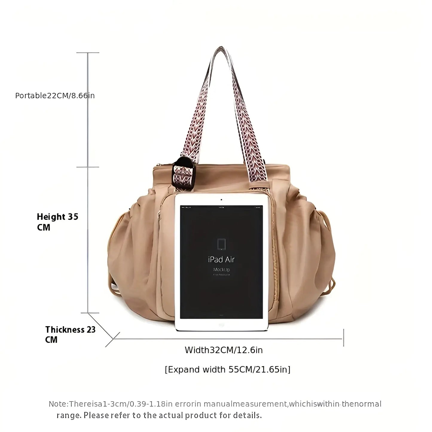 Multifunctional Waterproof Nylon Fashion Tote and Backpack