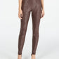 Calça skinny feminina com estampa de cobra da INC International Concepts, marrom, tamanho 14