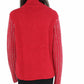Suéter feminino de gola alta com detalhes da INC International Concepts, vermelho, tamanho médio
