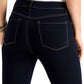 Calça jeans skinny feminina Style &amp; Co, cintura alta, preta, tamanho 8