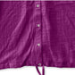 Camisa feminina Alfani com cordão na bainha, rosa, tamanho extragrande