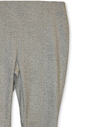 Alfani Women's Printed Fringed-Hem Skinny Ankle Pants Beigekhaki Size 12