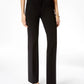 Calça flare feminina Anne Klein, preta, tamanho 14