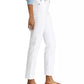 Calça jeans feminina Ralph Lauren Stretch Straight Leg, branca, tamanho 12