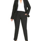 Blazer feminino DKNY de um botão, preto, tamanho 16