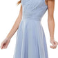 Vestido de renda infantil City Studios azul tamanho 5