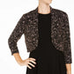 Jaqueta e vestido bolero feminino Jessica Howard, preto, tamanho 12, pequeno