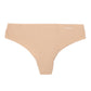 Calvin Klein Invisibles Tanga Feminina D3428 Bege Tamanho X-S