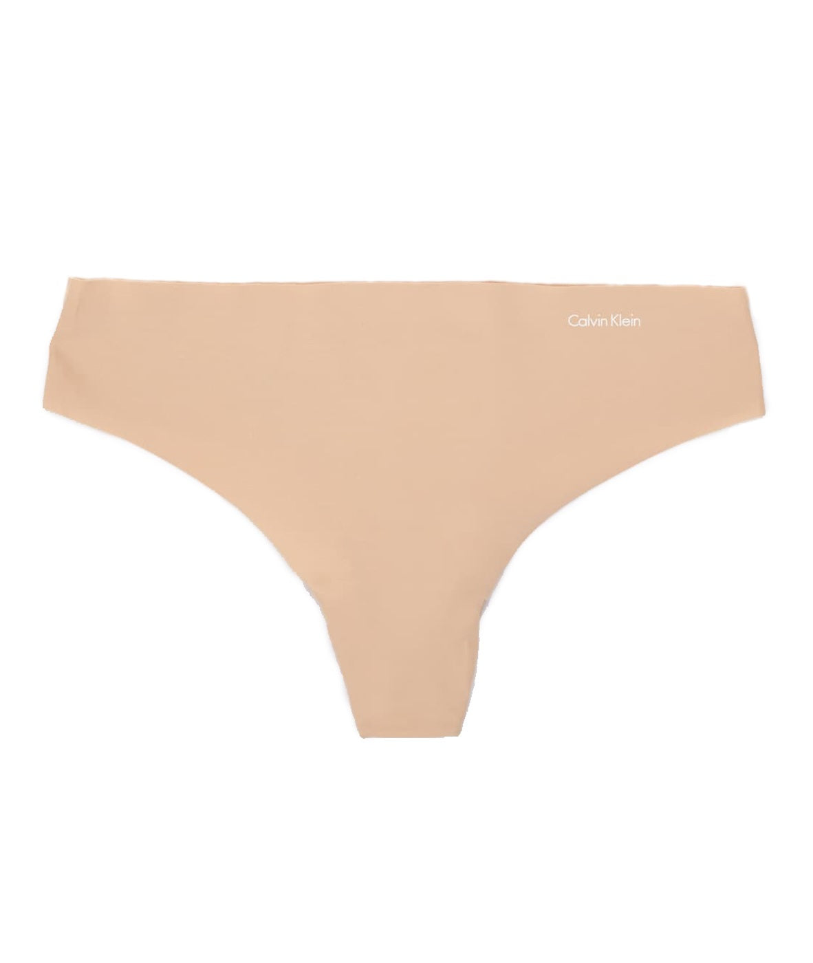 Calvin Klein Invisibles Tanga Feminina D3428 Bege Tamanho X-S