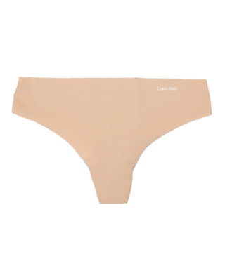 Calvin Klein Invisibles Tanga Feminina D3428 Bege Tamanho X-S
