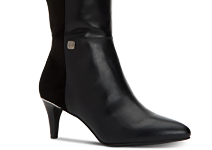 Botas sociais Alfani Step 'N Flex Hakuu femininas, pretas, tamanho 7 M