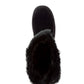 Botas altas femininas Sugar Panthea Fuzzy Winter, pretas, tamanho 8 M
