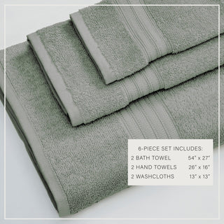 Cotton Terry Bath Towel Set - Cooper Collection