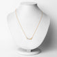 0.30 Carat Genuine Blue Topaz .925 Sterling Silver Necklace