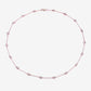 1.62 Carat Genuine Morganite .925 Sterling Silver Necklace