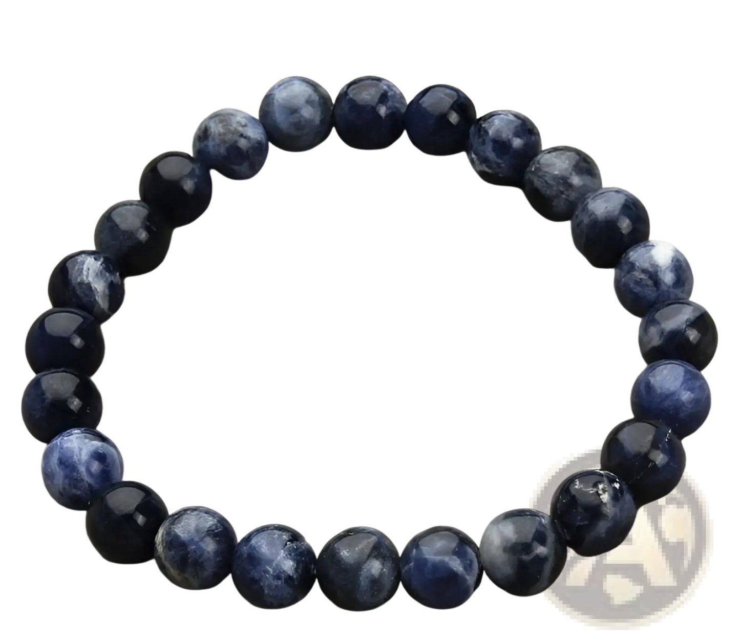 Natural Polished Gemstone and Agate Beaded Bracelet