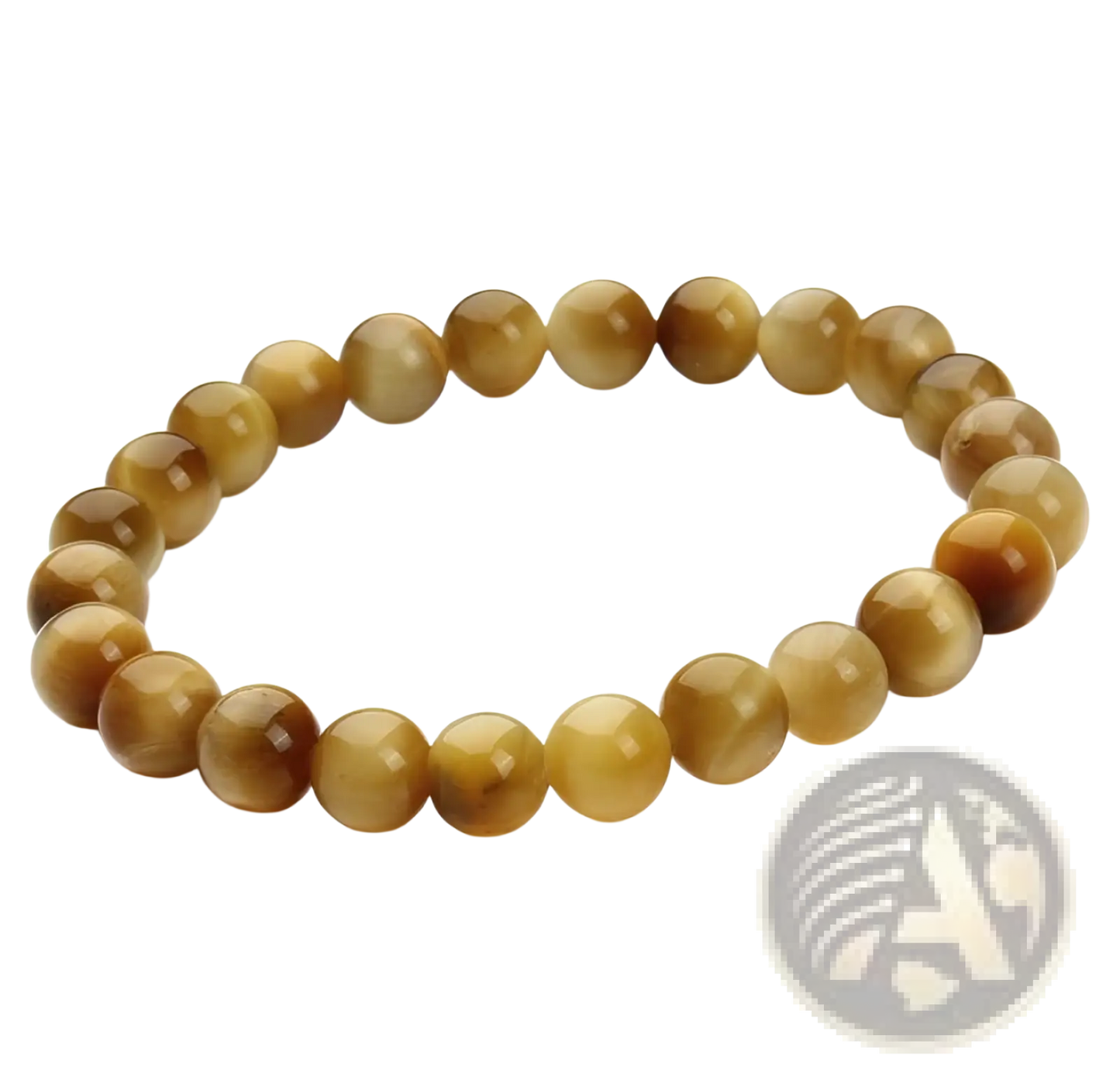 Natural Polished Gemstone and Agate Beaded Bracelet