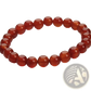 Natural Polished Gemstone and Agate Beaded Bracelet