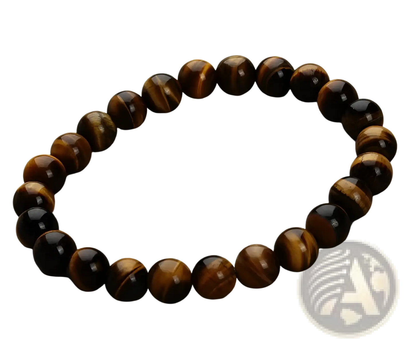 Natural Polished Gemstone and Agate Beaded Bracelet