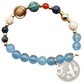 Natural Stone Twelve Zodiac Constellation Beaded Bracelet