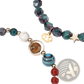 Natural Stone Zodiac Constellation Beaded Bracelet