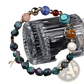 Natural Stone Zodiac Constellation Beaded Bracelet