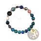 Natural Stone Zodiac Constellation Beaded Bracelet