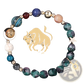 Natural Stone Zodiac Constellation Beaded Bracelet