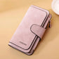 Women's Forever Suede Trifold Buckle Wallet