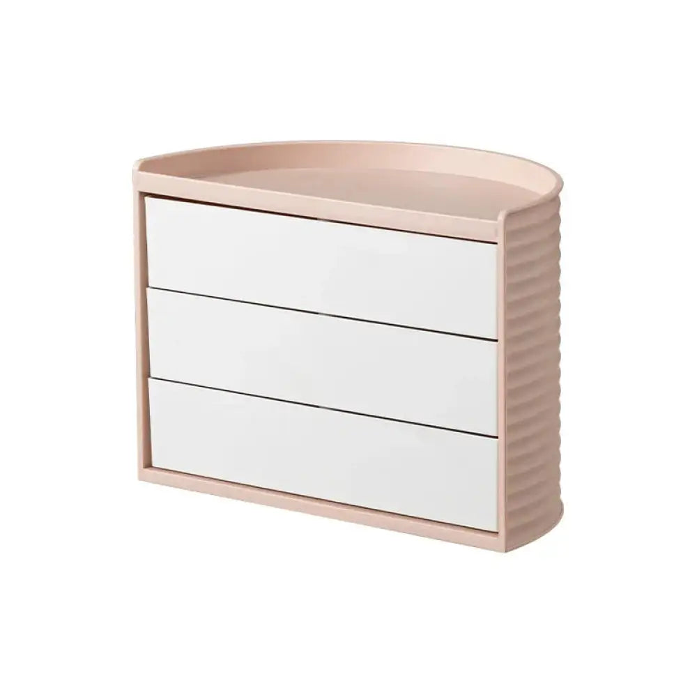 360 Rotating White Tiered Makeup and Jewelry Organizer