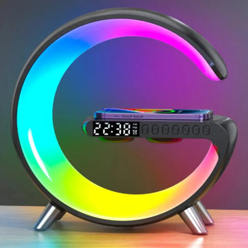 G-shape Smart Ambient Light with Bluetooth Speaker and Charger