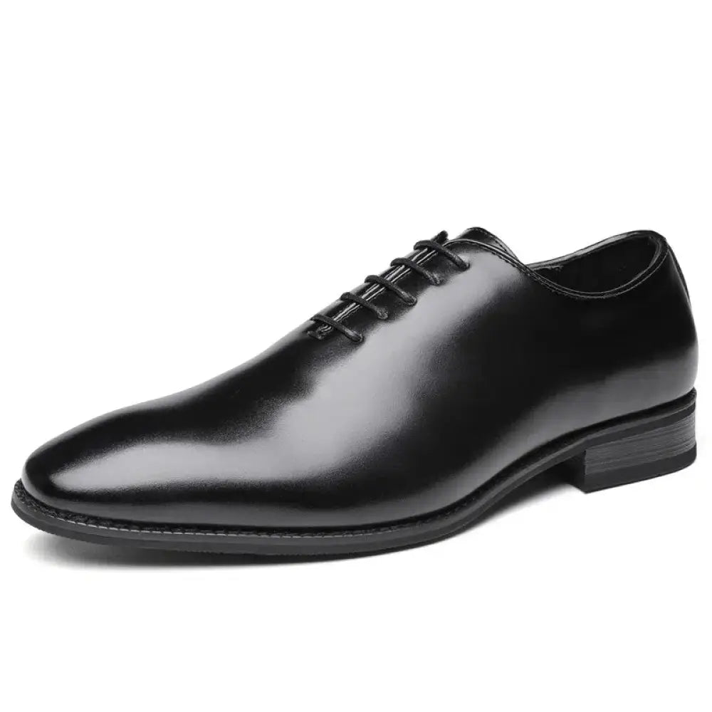 Hand-polished Leather Business Oxford Shoes