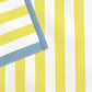 Oversized Striped Border Cabana Beach Towels - Santa Cruz