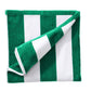 Cotton Velour Cabana Stripe Beach Towel - Novia Collection