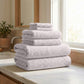 Turkish Cotton Ribbed 6-Piece Bath Towel Set - Georgiana Collection