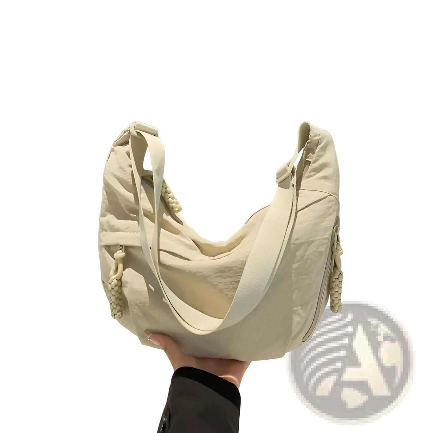 Nylon Crossbody Bag Large Capacity Hobo Shoulder Bag