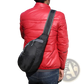 Nylon Sling Bag Waterproof Crossbody Shoulder Backpack