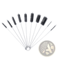 Nylon Straw Cleaning Brush Set Stainless Steel 10pc