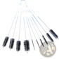 Nylon Straw Cleaning Brush Set Stainless Steel 10pc