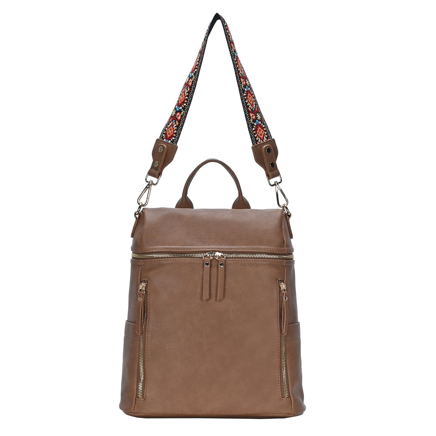 Nyra Webbing Strap Convertible Backpack Purse