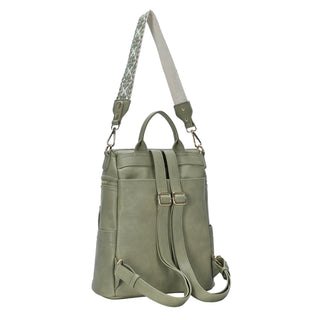 Nyra Webbing Strap Convertible Backpack Purse