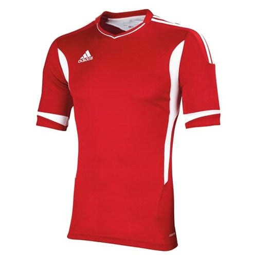 Camiseta Adidas Campeon II Infantil Vermelha/Branca Tamanho Juvenil