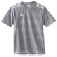 Camiseta Adidas Tabela 11 Infantil Prata/Branco Tamanho Juvenil