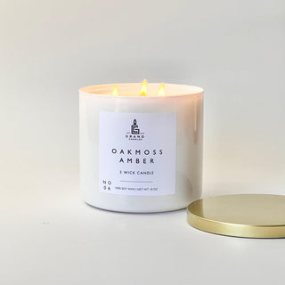 Oakmoss Amber Soy Candle