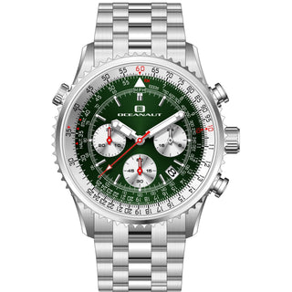 Oceanaut Men's Flight Green Dial Watch - OC0123 by Balec Group
