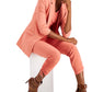 Blazer feminino masculino INC tamanhos regulares e pequenos rosa tamanho médio